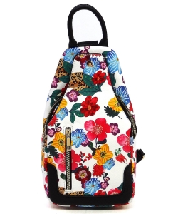 Fashion Sling Backpack AD2766 FLORAL